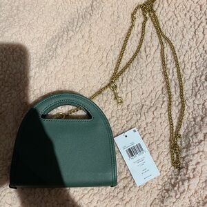 NWT Coach Top Handle Card Case | Hunter Green